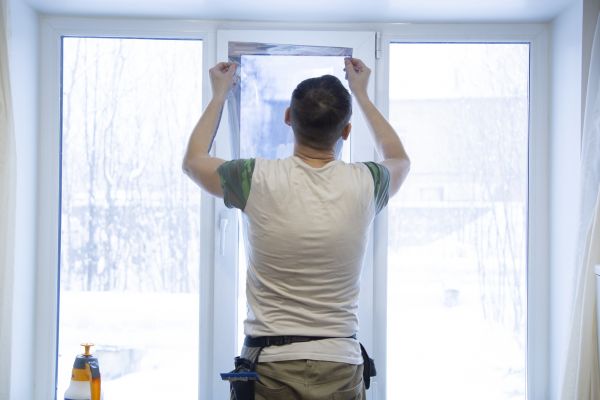 Home Window Film Installation